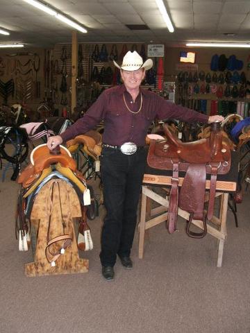 Cattle Rancher Riding a Horse